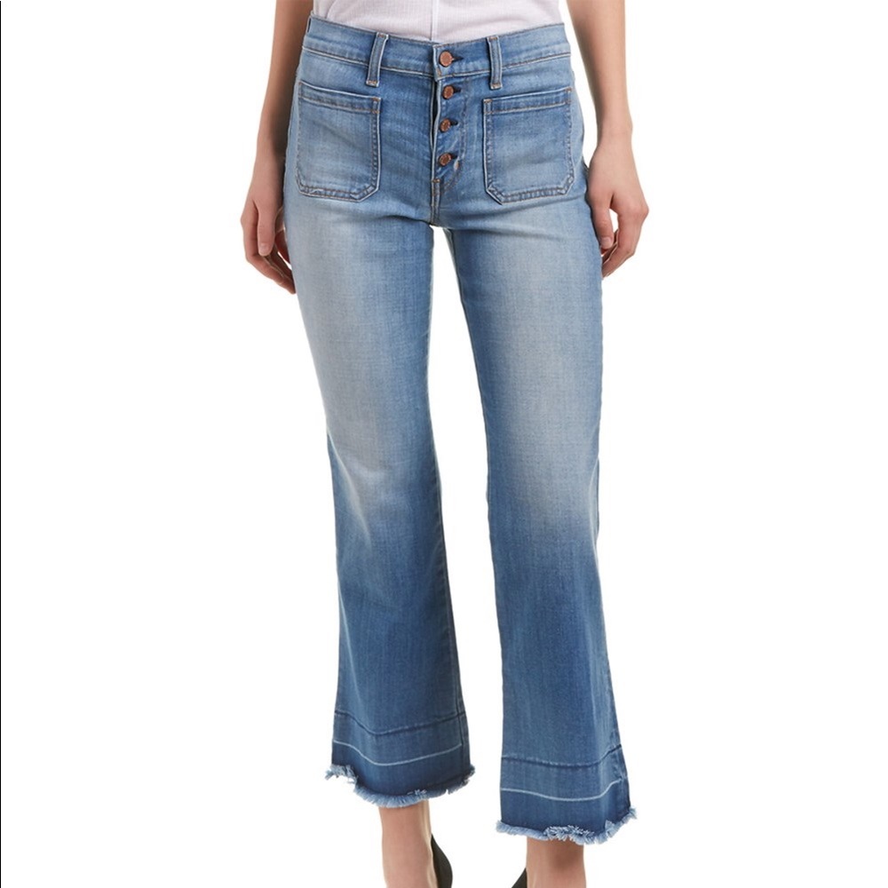 Ei8ht Dreams flared blue cropped jeans size 29